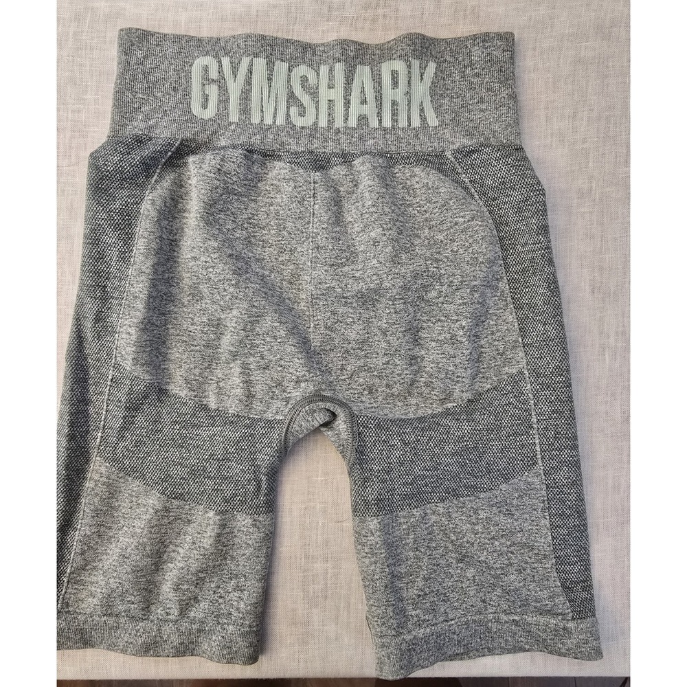Gymshark Flex High-waist Seamless Leggings Big Logo Butt Lifting Medium Green